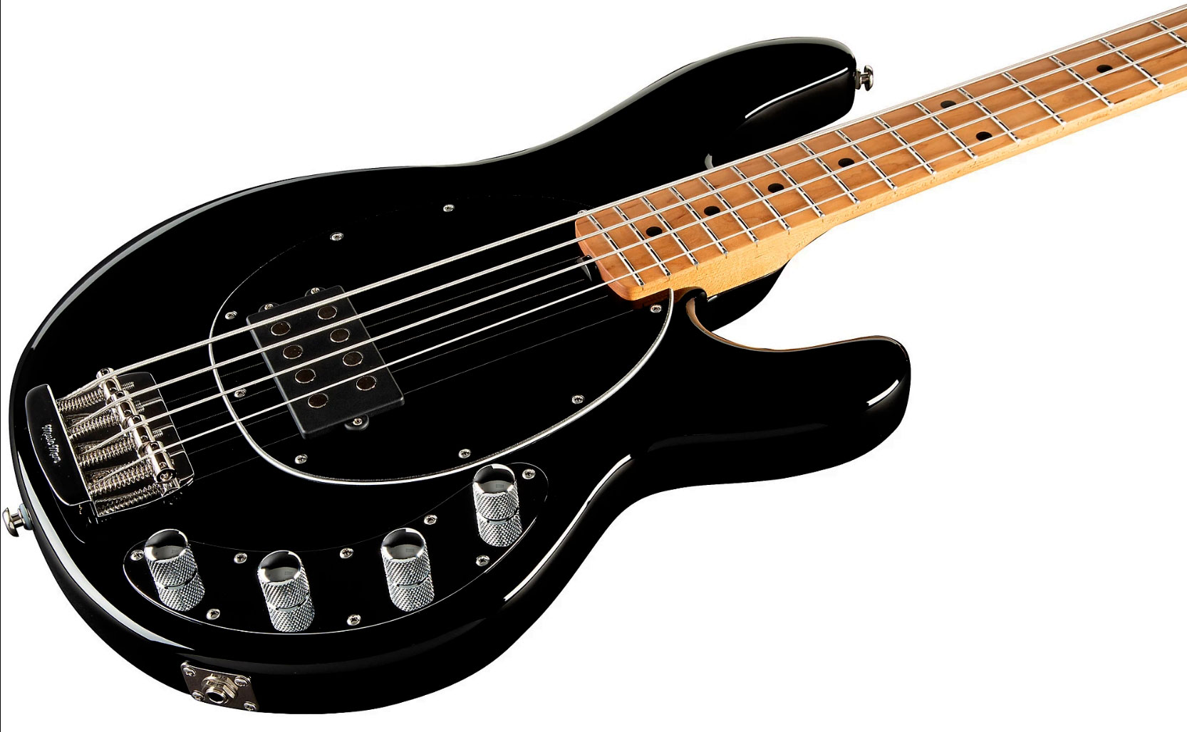 Music Man Stingray Special H Active Mn +housse - Black - Solid body electric bass - Variation 3