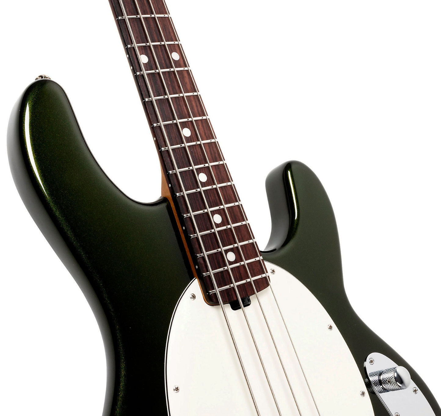 Music Man Stingray Special H Active Rw +housse - Fallout Green - Solid body electric bass - Variation 3