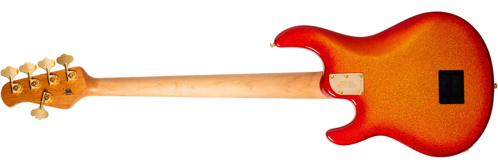 Music Man Stingray Special Hh 5c Active Eb +housse - Cherry Punch - Solid body electric bass - Variation 1