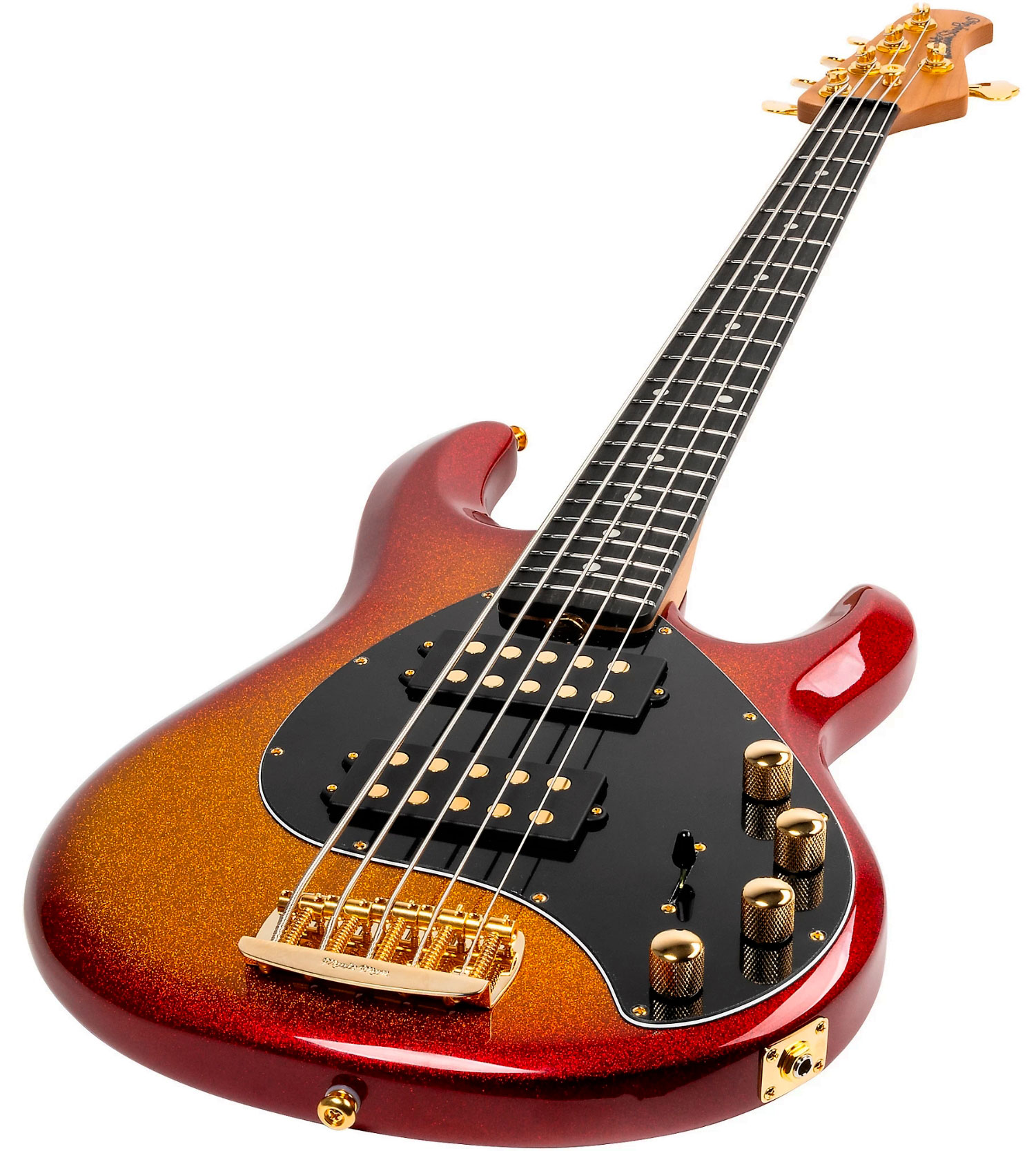 Music Man Stingray Special Hh 5c Active Eb +housse - Cherry Punch - Solid body electric bass - Variation 2