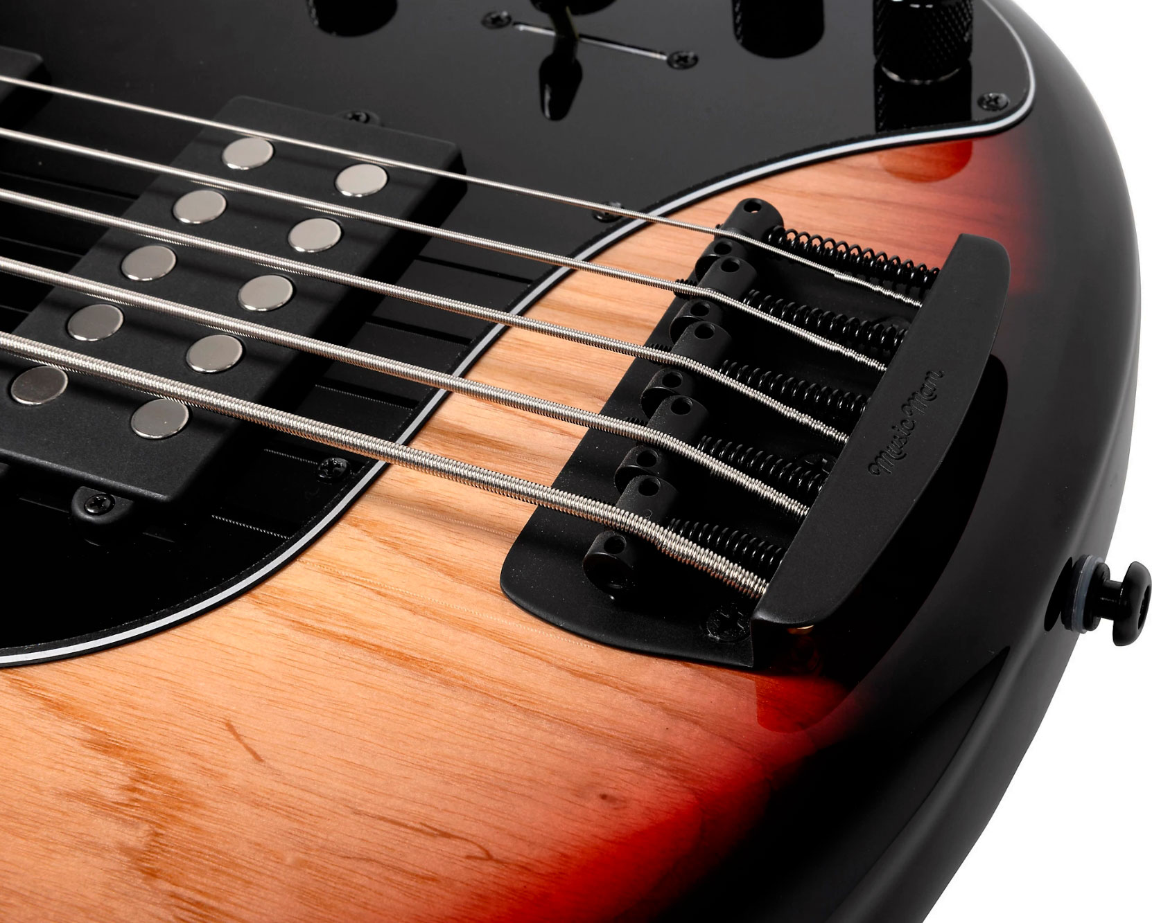 Music Man Stingray Special Hh 5c Active Eb +housse - Faded Vintage Sunburst - Solid body electric bass - Variation 4