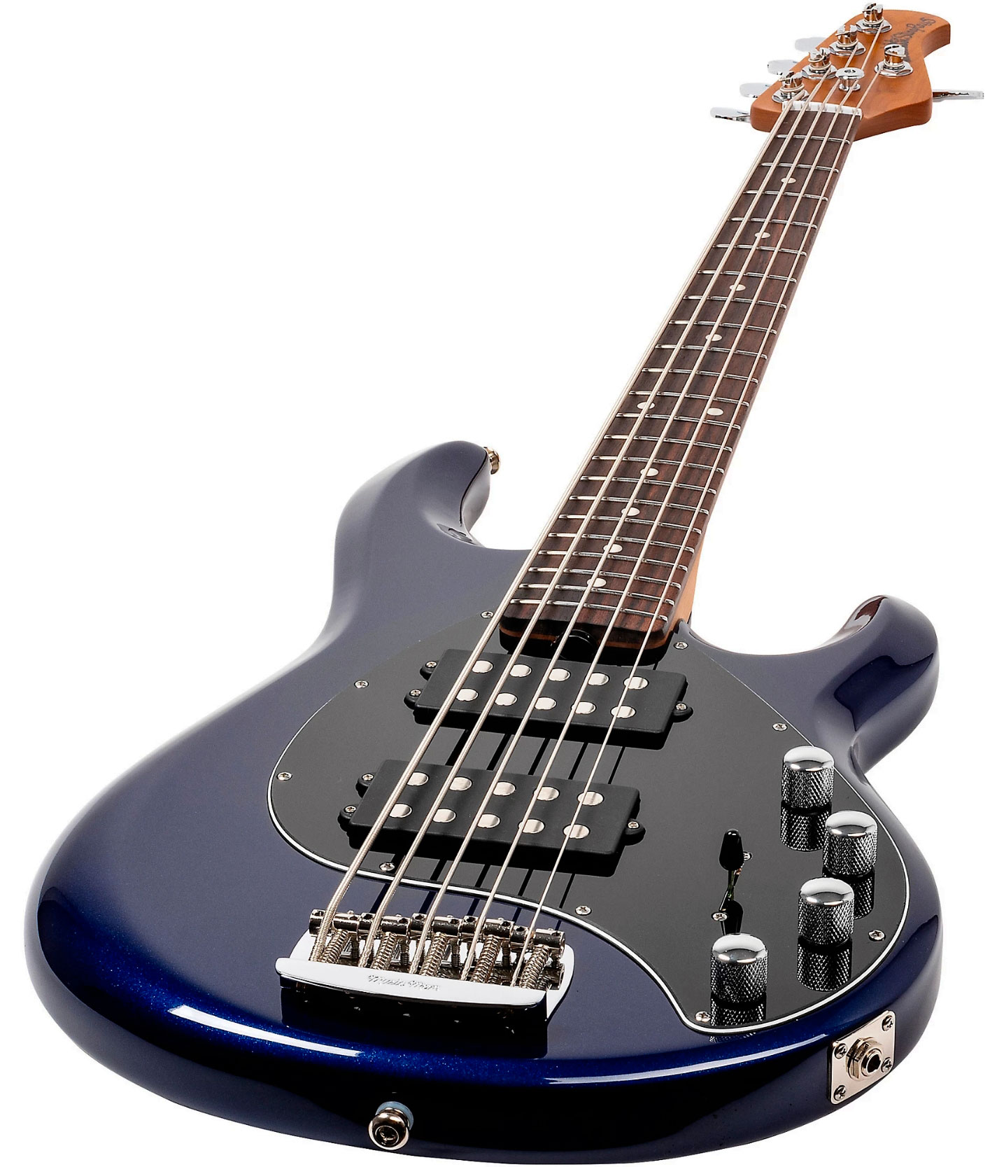 Music Man Stingray Special Hh 5c Active Rw +housse - Butane Blue - Solid body electric bass - Variation 2