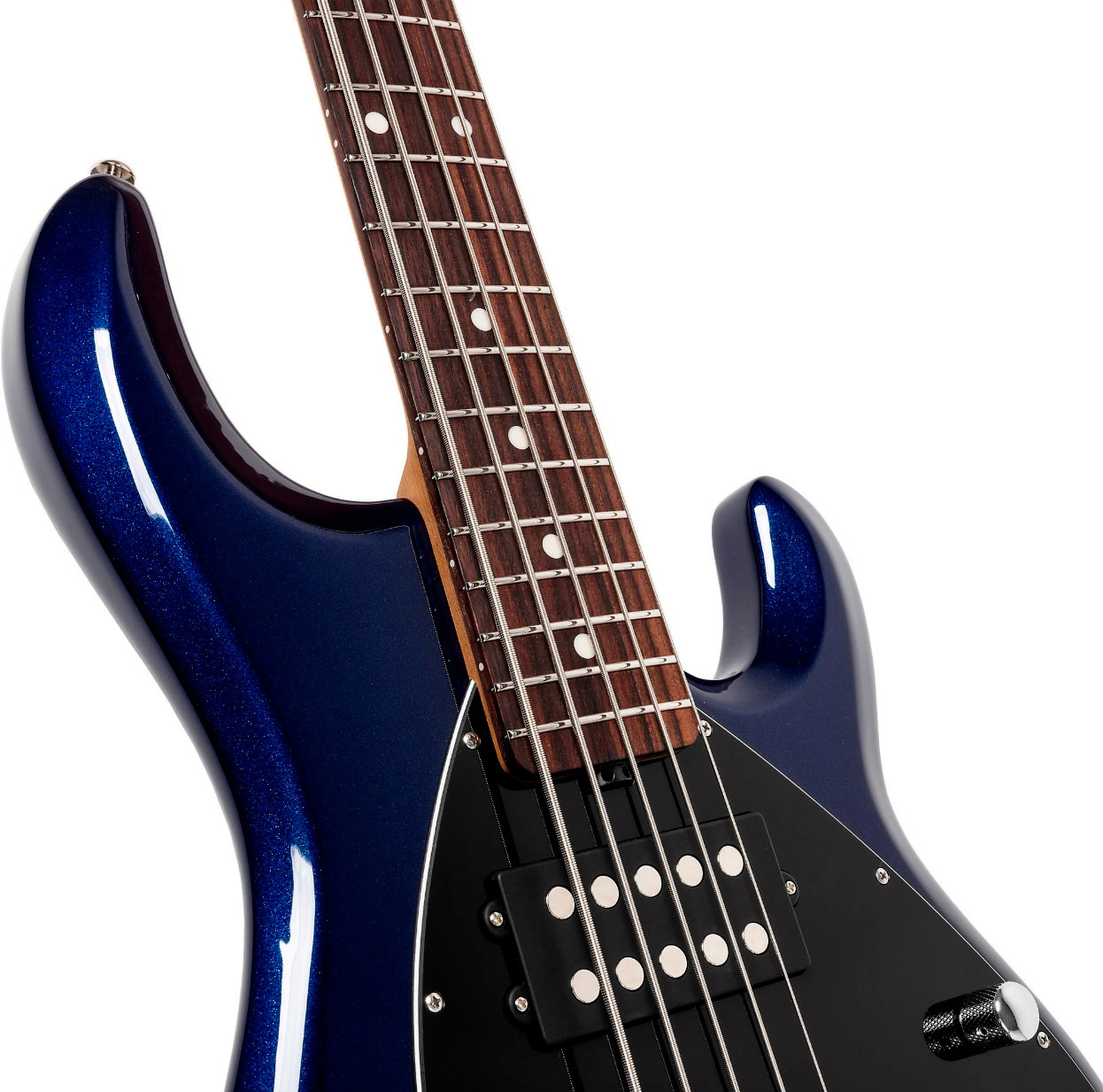 Music Man Stingray Special Hh 5c Active Rw +housse - Butane Blue - Solid body electric bass - Variation 3