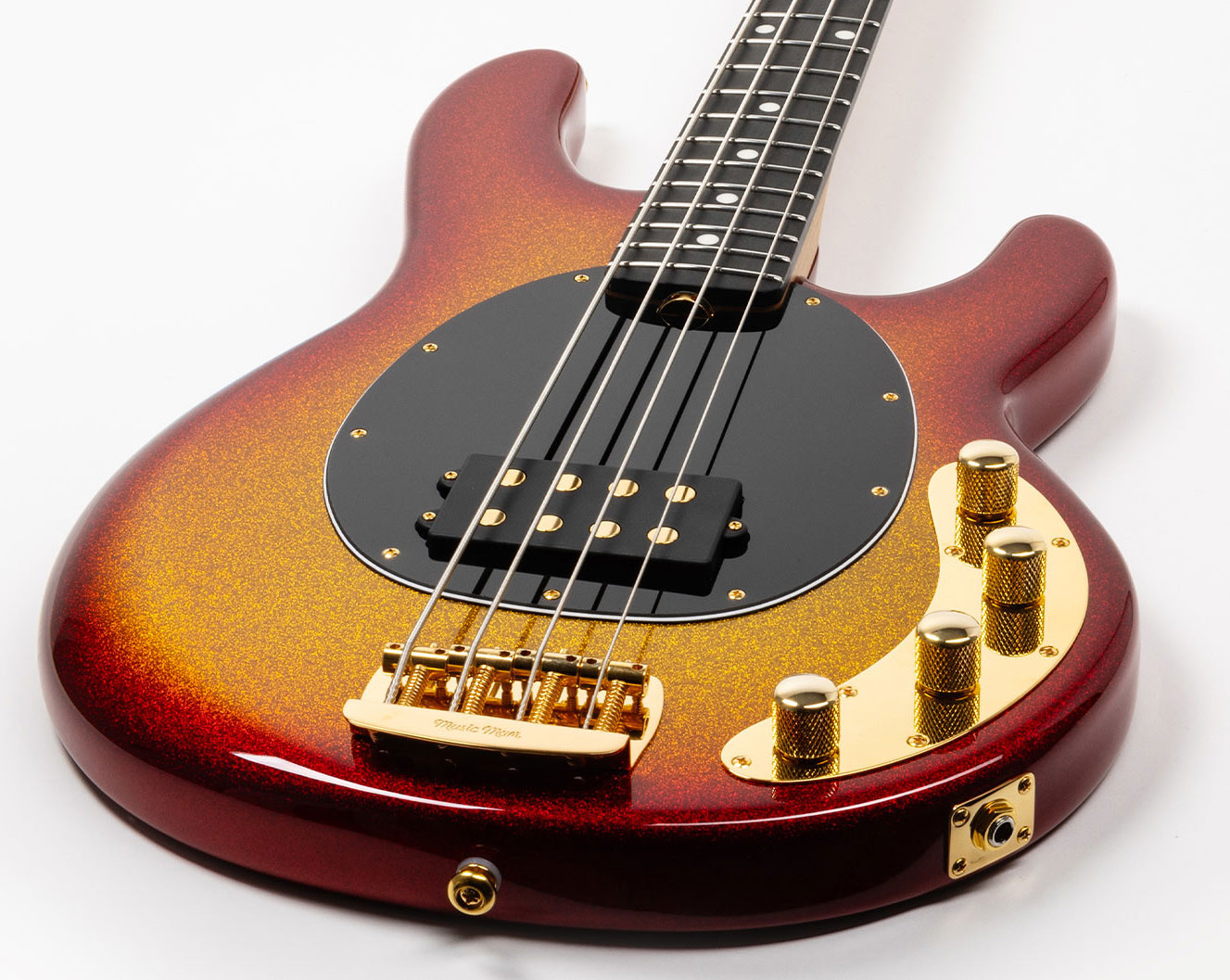 Music Man Stingray Special Hh Active Eb +housse - Cherry Punch - Solid body electric bass - Variation 2