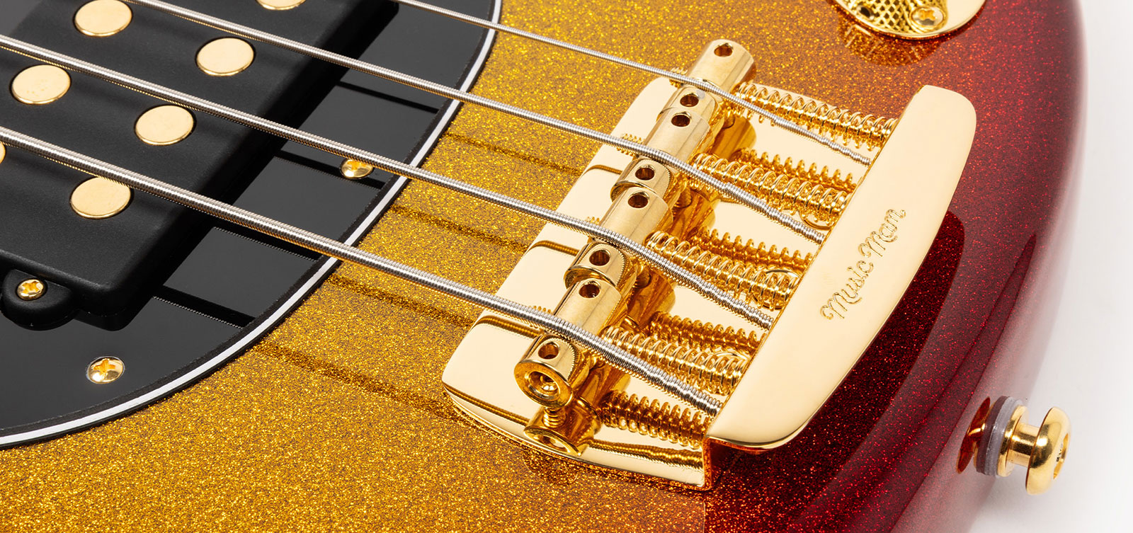 Music Man Stingray Special Hh Active Eb +housse - Cherry Punch - Solid body electric bass - Variation 3
