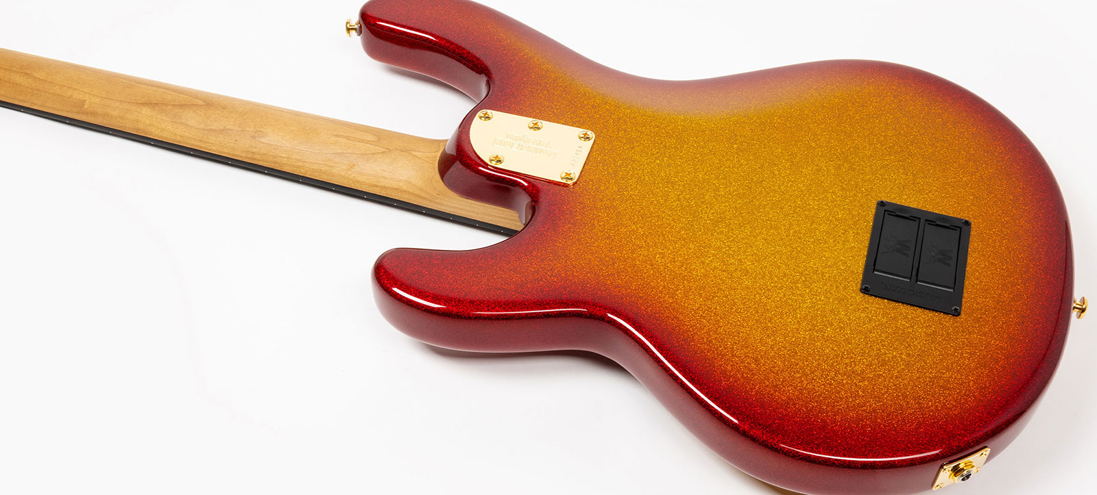 Music Man Stingray Special Hh Active Eb +housse - Cherry Punch - Solid body electric bass - Variation 4