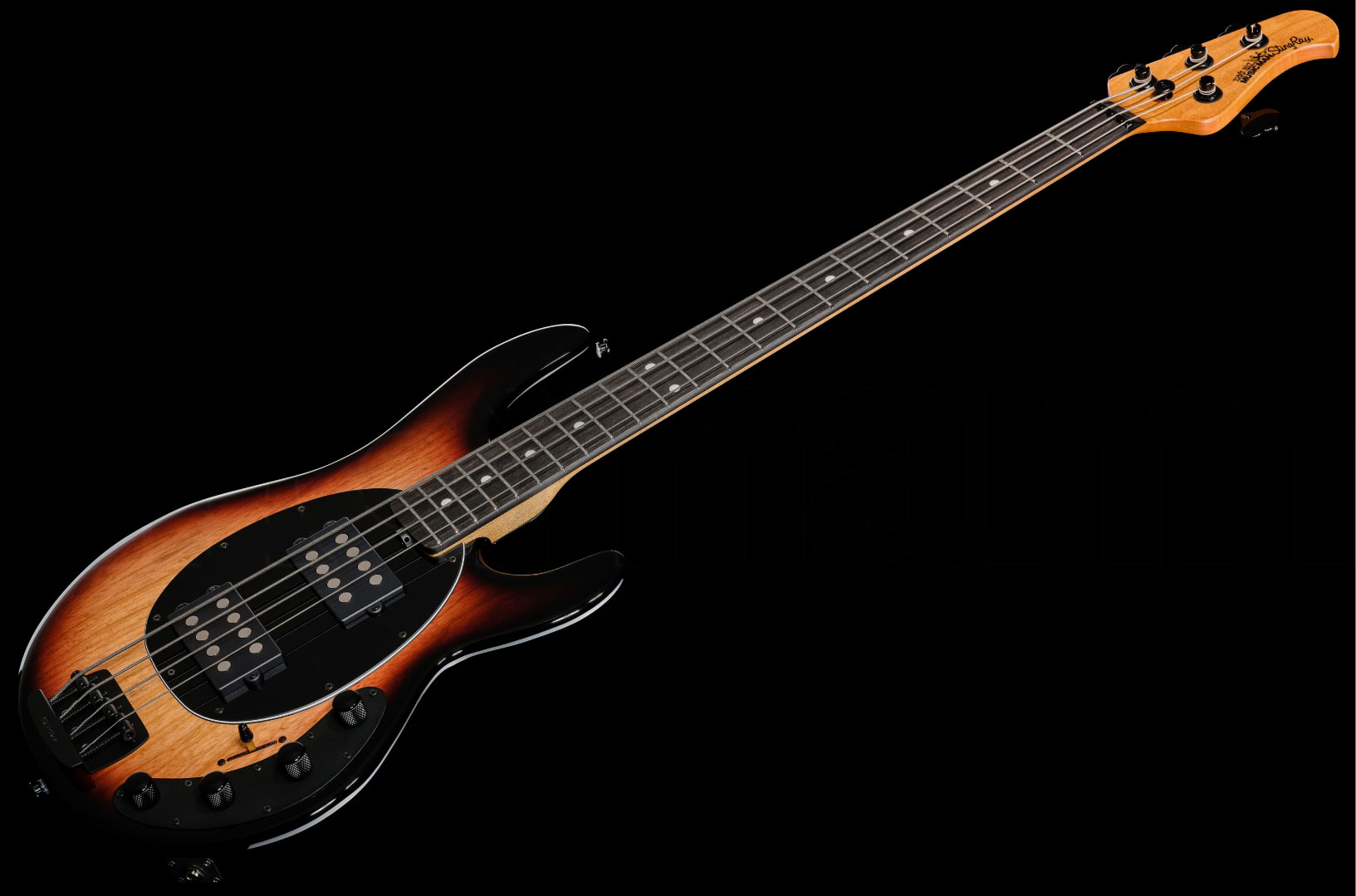Music Man Stingray Special Hh Active Eb +housse - Faded Vintage Sunburst - Solid body electric bass - Variation 2