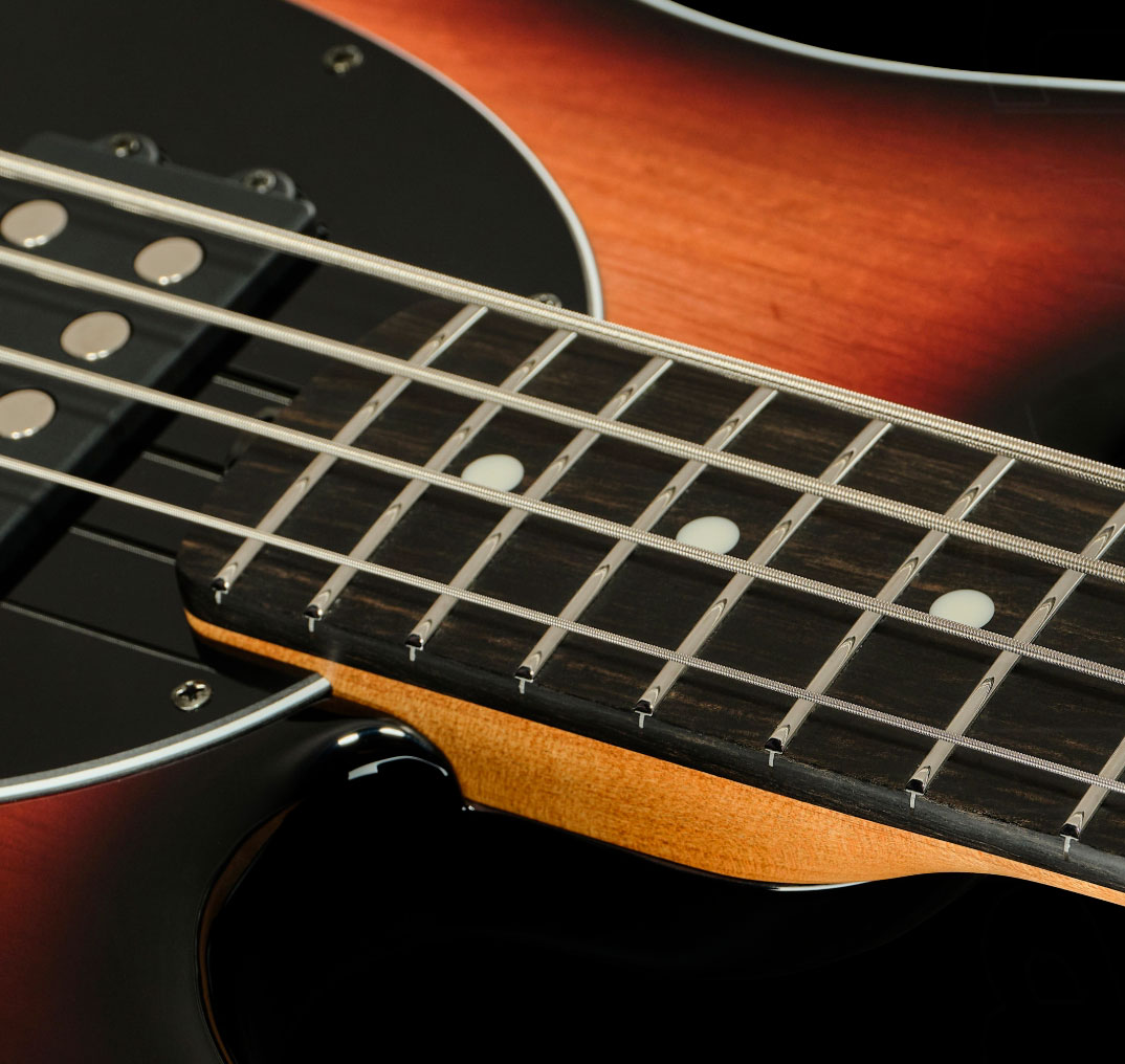 Music Man Stingray Special Hh Active Eb +housse - Faded Vintage Sunburst - Solid body electric bass - Variation 3