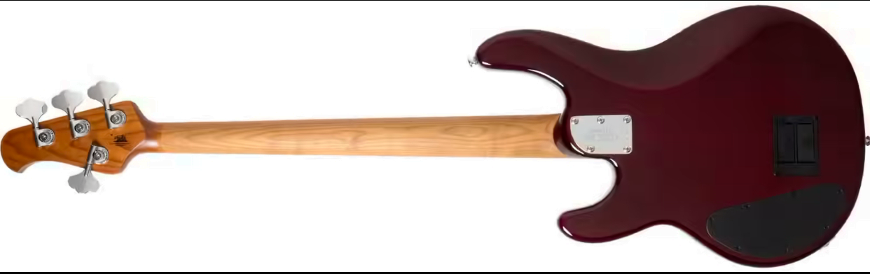 Music Man Stingray Special Hh Active Mn +housse - Translucent Oxblood - Solid body electric bass - Variation 1