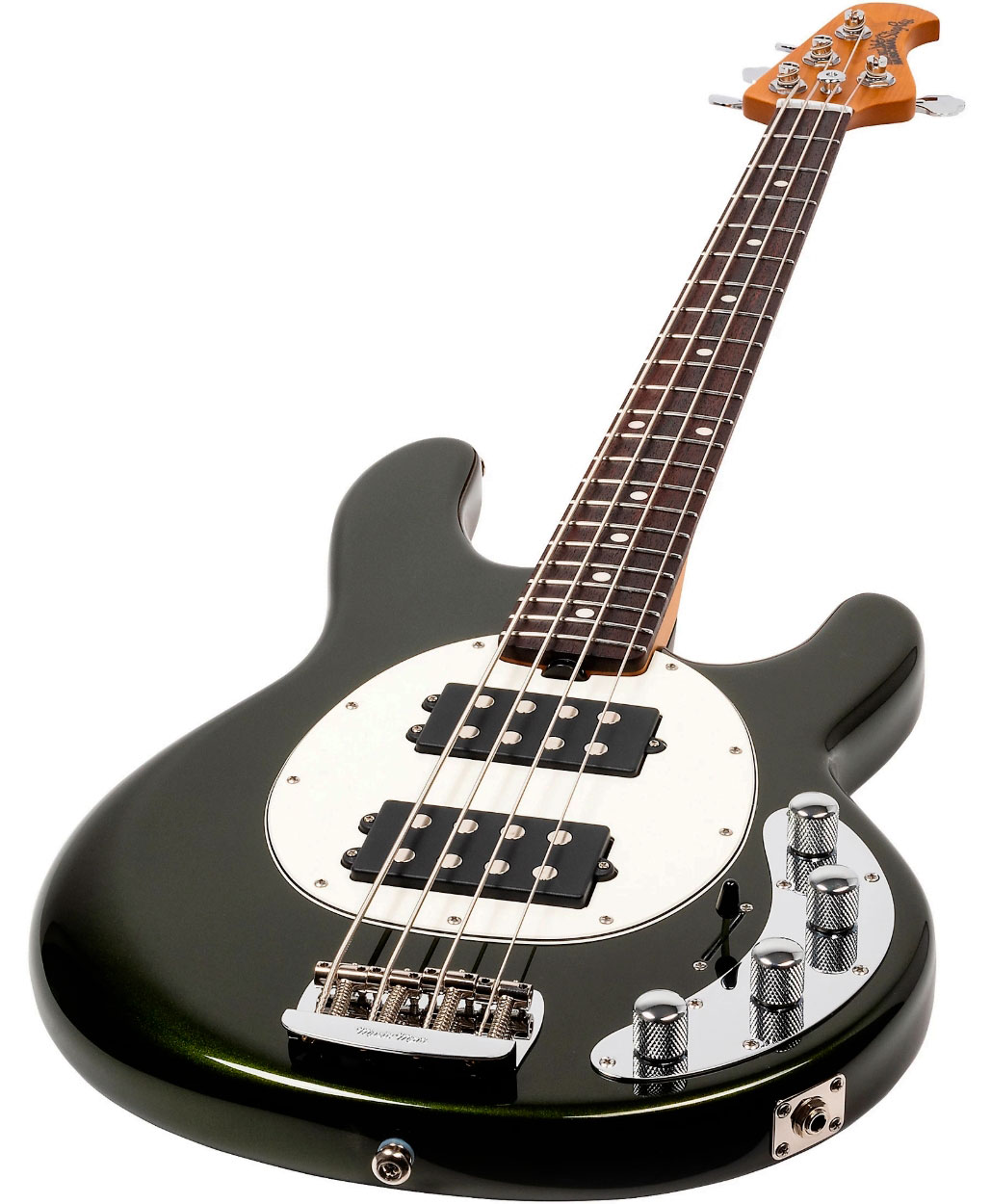 Music Man Stingray Special Hh Active Rw +housse - Fallout Green - Solid body electric bass - Variation 2
