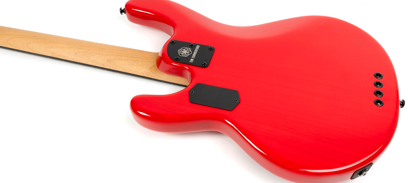 Music Man Tim Commerford Stingray Bass Active Signature Eb - Caliper Red - Solid body electric bass - Variation 5