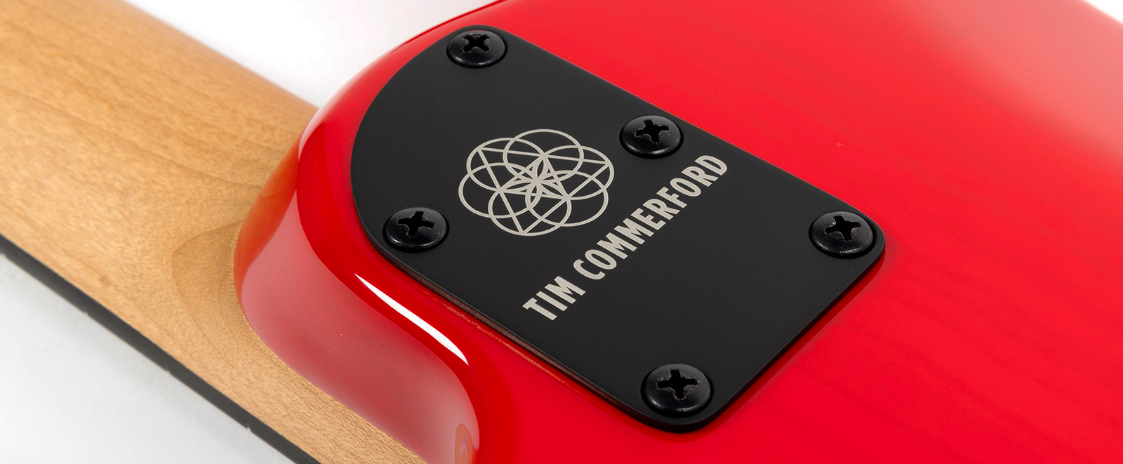 Music Man Tim Commerford Stingray Bass Active Signature Eb - Caliper Red - Solid body electric bass - Variation 6