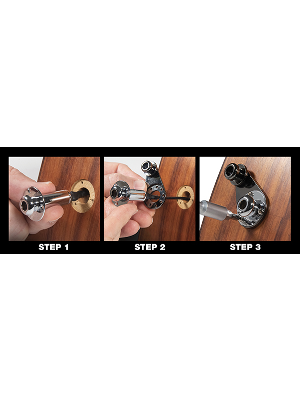 Music Nomad Acousti-lok Strap Lock Pour Sortie Jack Sur 3 Vis - Strap button - Variation 1