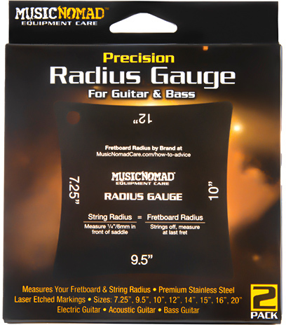 Music Nomad Cale De RÉglage Du Radius - Set De 2 - Guitar tool kit - Main picture