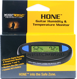 Music Nomad Hone - HygromÈtre Pour Guitare (moniteur D'humiditÉ Et TempÉrature) - Guitar humidifier - Main picture