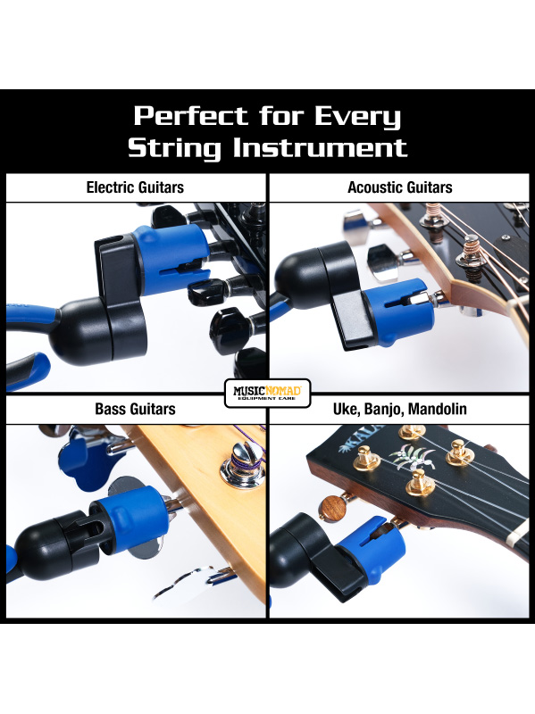Music Nomad Kit De Changement De Cordes (manivelle, Pince, Tune-it, Bras Octopus) - Guitar tool kit - Variation 3