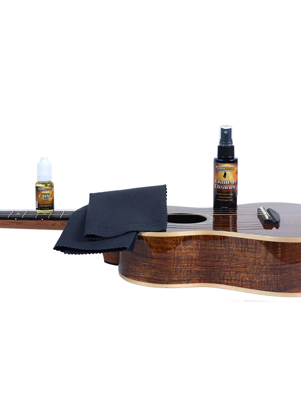Music Nomad Kit De Nettoyage Ukulele - Nettoyant, F-one Et Chiffon Microfibre - Ukulele pack - Variation 1
