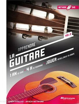 Musicatem Dvd Apprendre La Guitare Acoustique Volume 2 - Book & score for acoustic guitar - Main picture