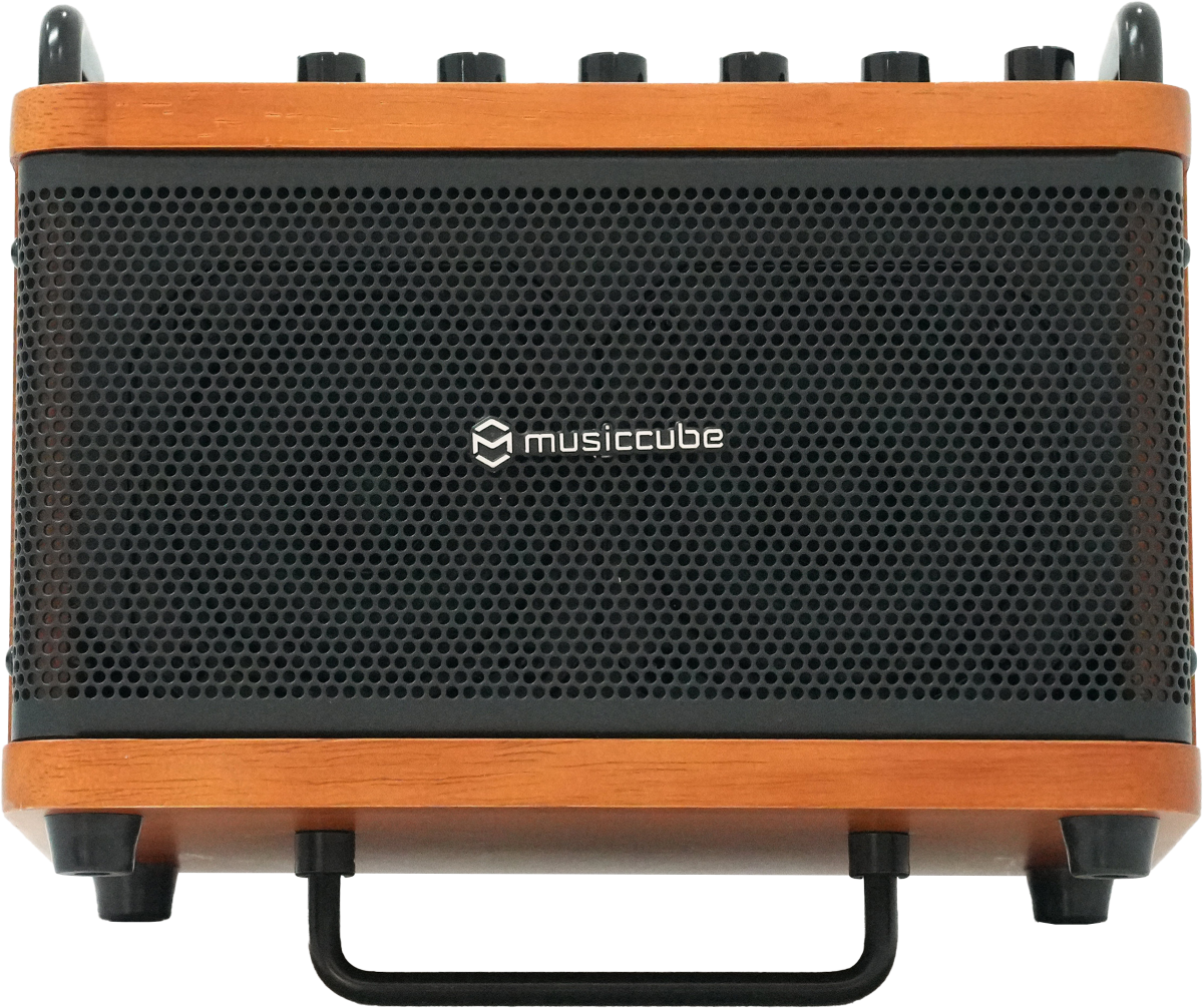 Musiccube Tiny Box D2 Dark Oak Wood - Portable PA system - Main picture
