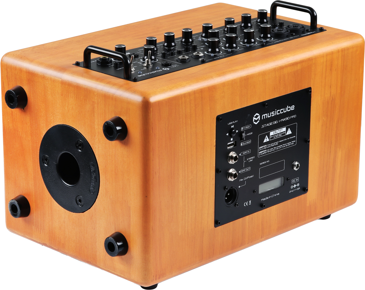 Musiccube M90 Pro Oak Wood - Portable PA system - Variation 2