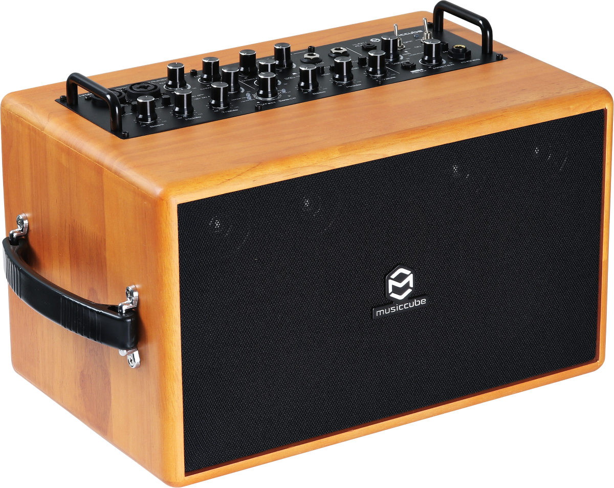 Musiccube M90 Pro Oak Wood - Portable PA system - Variation 1