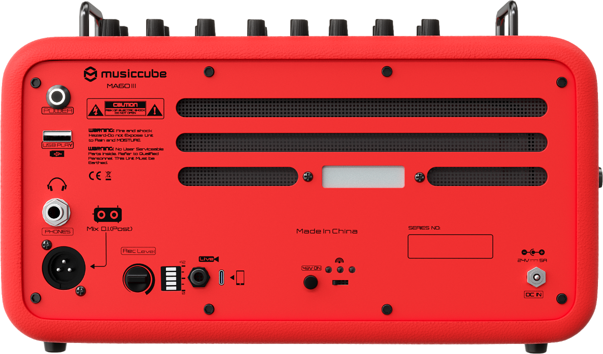 Musiccube Ma 60 Iii Red - Portable PA system - Variation 1