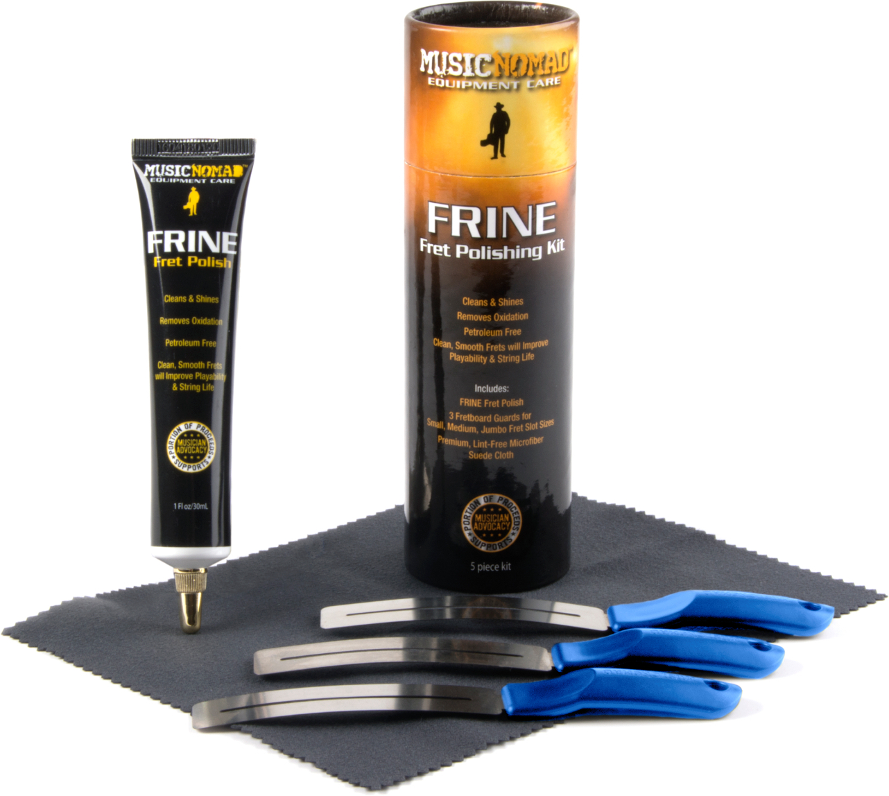 Musicnomad Frine Fret Polishing Kit(mn 124) - Care & Cleaning - Main picture