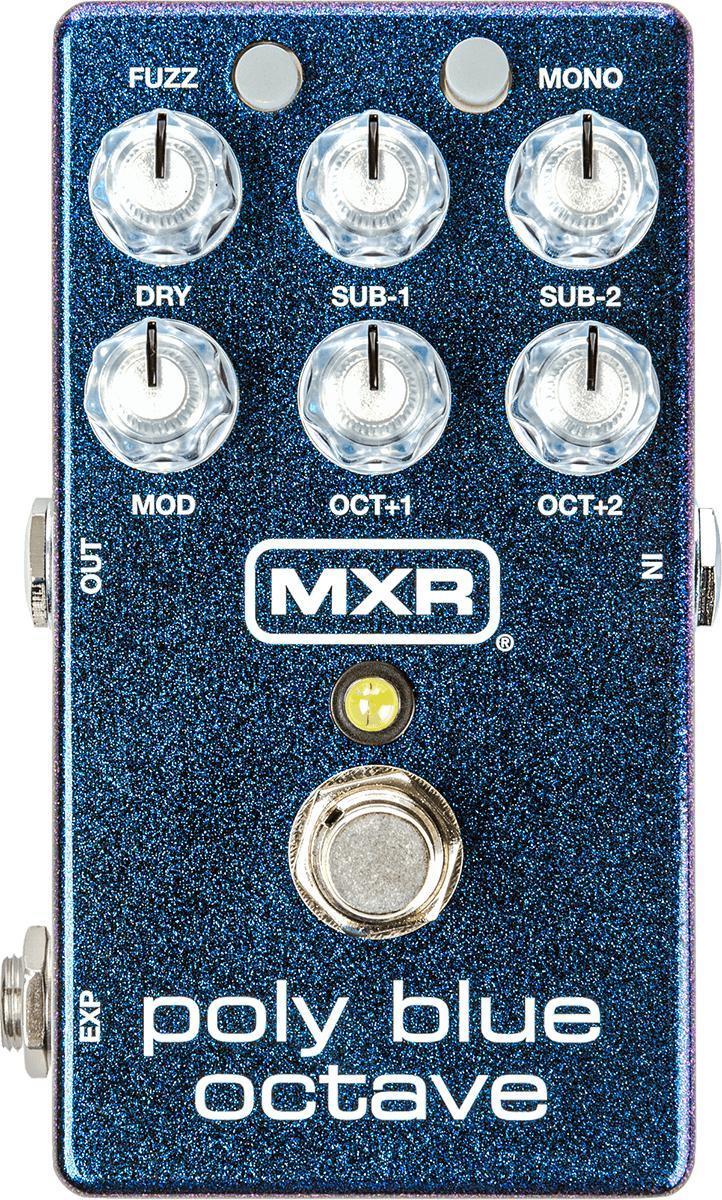 Harmonizer effect pedal Mxr Poly Blue Octave M306