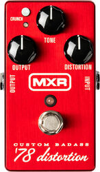 Overdrive, distortion & fuzz effect pedal Mxr Custom Badass '78 Distortion M78