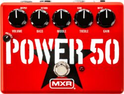 Overdrive, distortion & fuzz effect pedal Mxr Power 50 Overdrive Tom Morello
