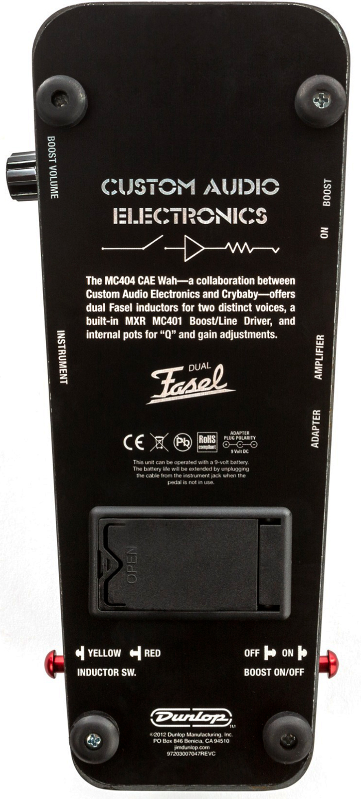 Mxr MC404 CAE Wah Compressor, sustain & noise gate effect pedal