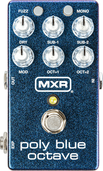 Harmonizer effect pedal Mxr Poly Blue Octave M306