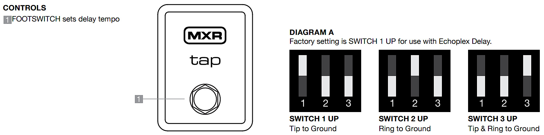 Mxr Tap Tempo Switch M199 - Switch pedal - Variation 1