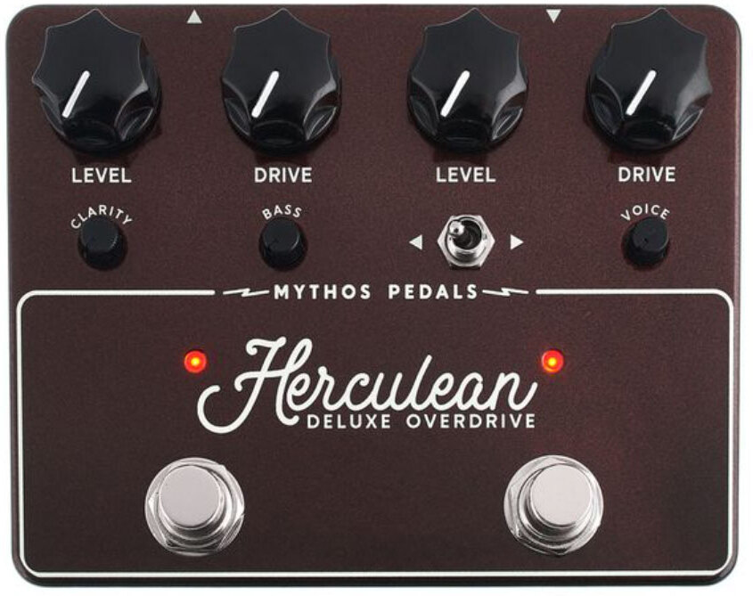 Mythos Pedals Herculean Deluxe Overdrive - Overdrive, distortion & fuzz effect pedal - Main picture
