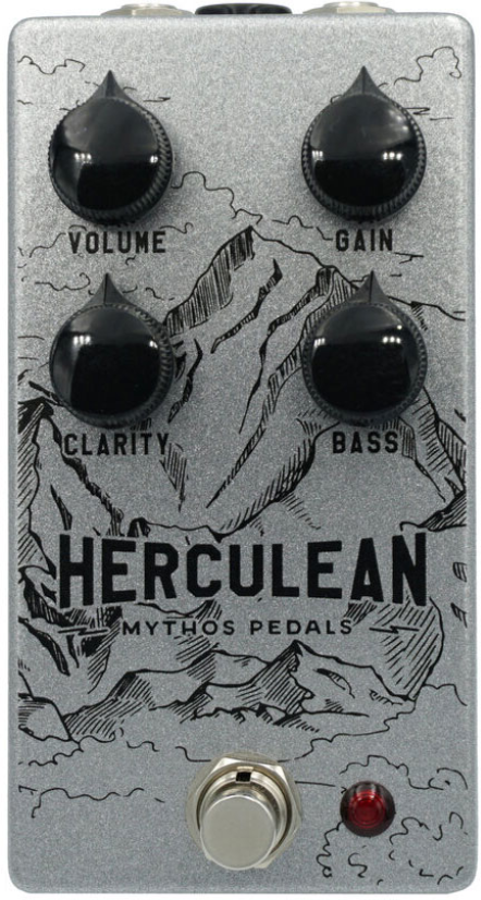 Mythos Pedals Herculean V2 Overdrive - Overdrive, distortion & fuzz effect pedal - Main picture