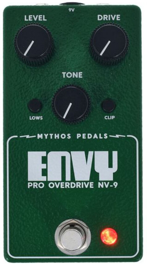 Mythos Pedals Nv-9 Envy Pro Overdrive - Overdrive, distortion & fuzz effect pedal - Main picture