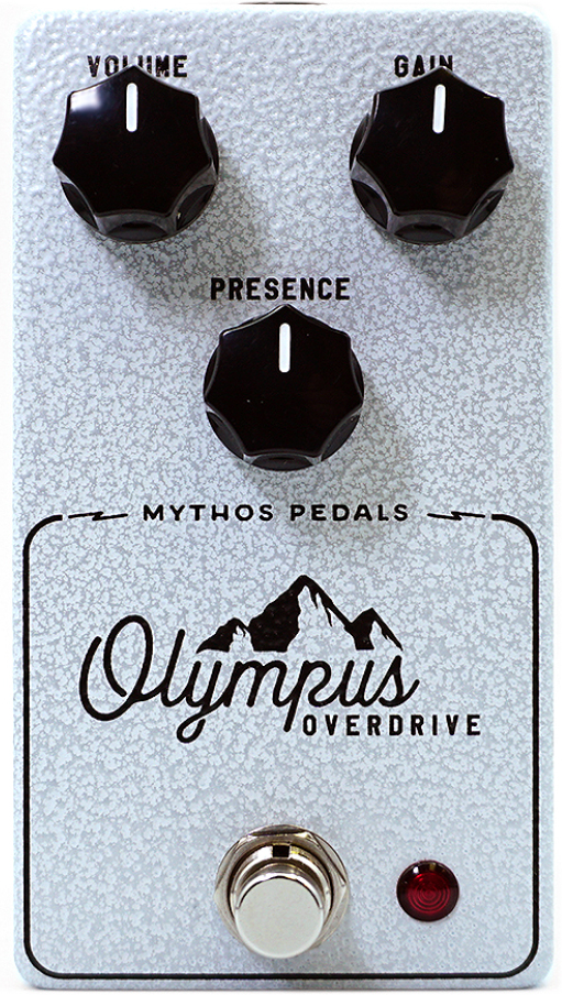 Mythos Pedals Olympus Overdrive - Overdrive, distortion & fuzz effect pedal - Main picture