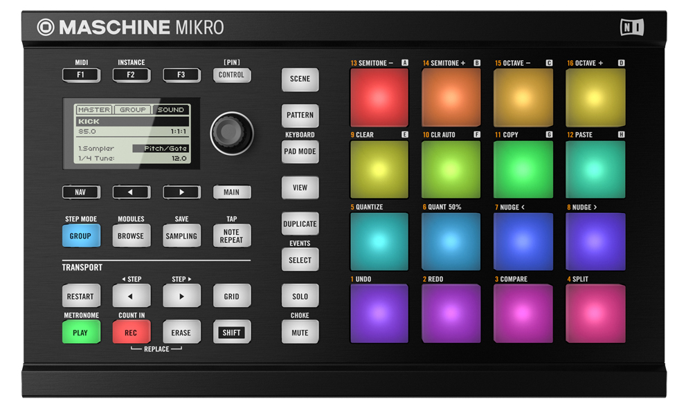 Native instruments Maschine Mikro MK2 Noir Midi controller