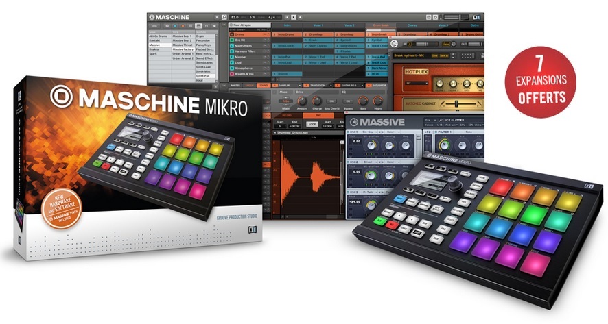 Native Instruments Maschine Mikro Mk2 Black - Midi controller - Variation 3