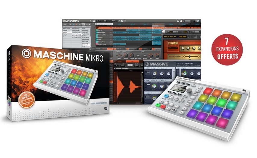 Native Instruments Maschine Mikro Mk2 White - Midi controller - Variation 3