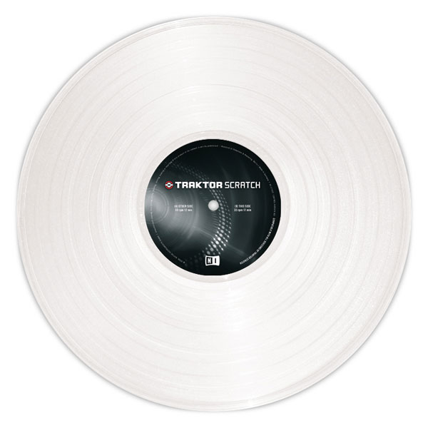 Native Instruments Traktor Scratch Pro Control Vinyle MK2 Blanc