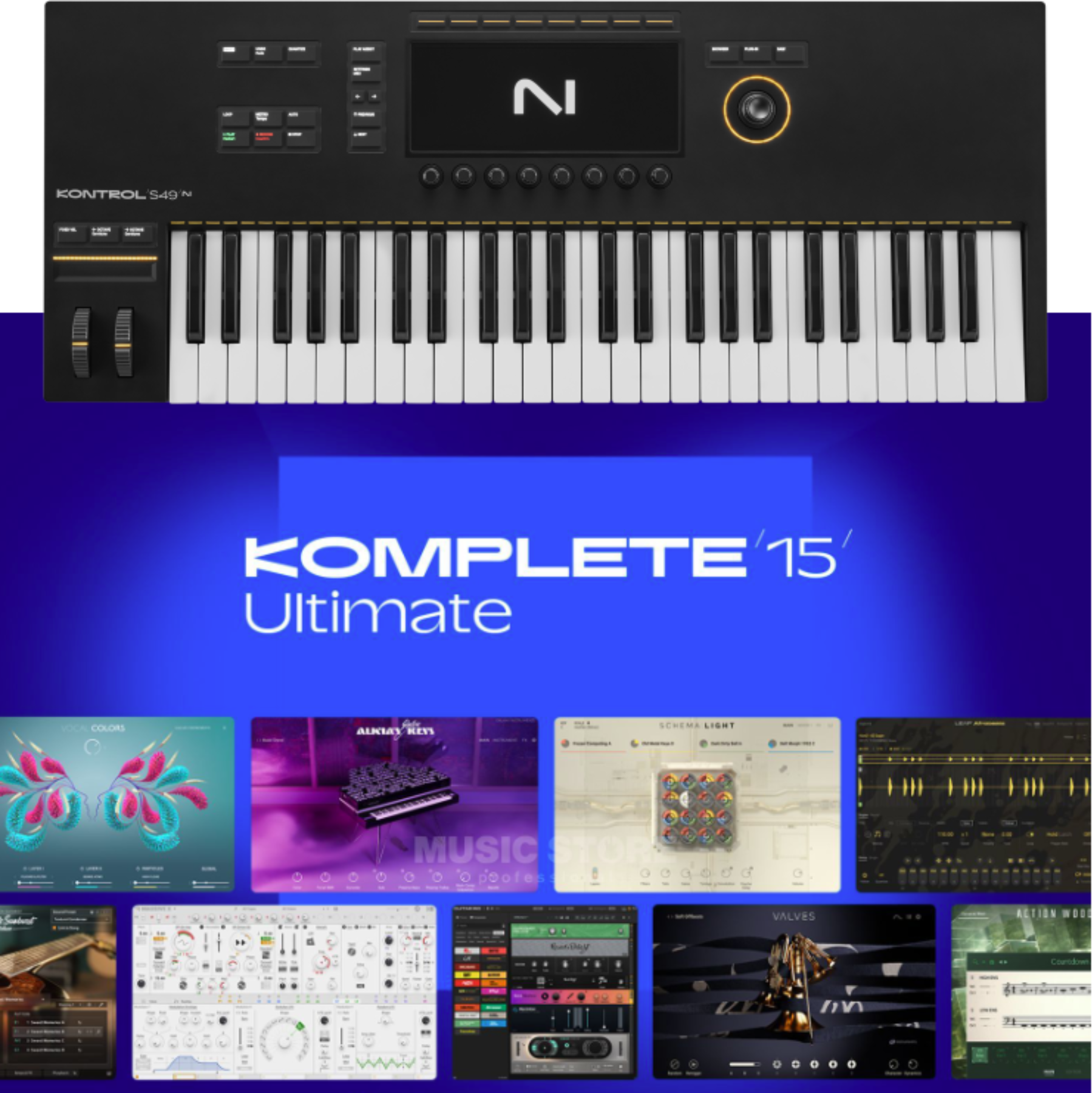 Native Instruments Kontrol S49 Mk3  +  Komplete 15 Ultimate - Controller-Keyboard - Main picture