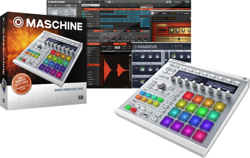 Native Instruments Maschine Mk2 Blanc - Midi controller - Main picture