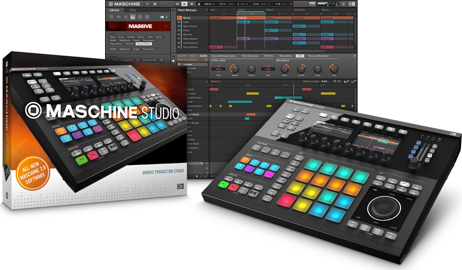 Native Instruments Maschine Studio Noir - Midi controller - Main picture