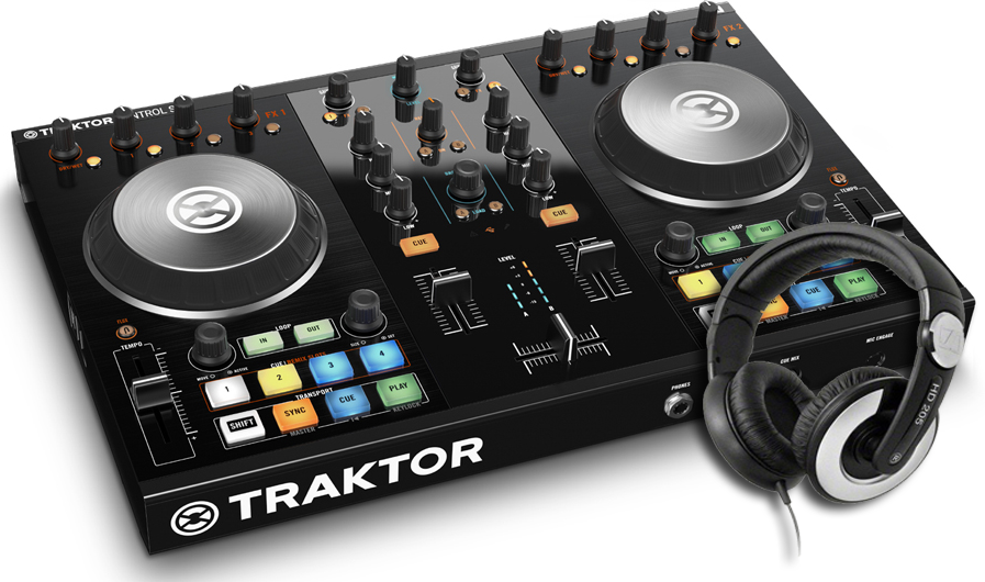 Native Instruments Traktor Kontrol S2 Mk2 + Sennheiser Hd 205 Ii - Deejay Sets - Main picture