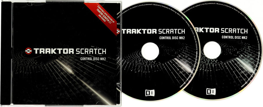 Native Instruments Traktor Scratch Cd Noir Mk2 (la Paire) - Control vinyl - Main picture