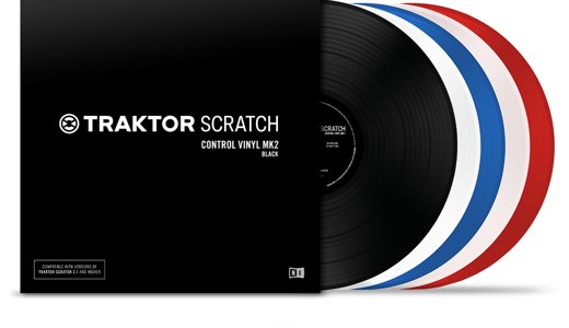 Native Instruments Traktor Scratch Vinyl Blanc Mkii - Control vinyl - Variation 1