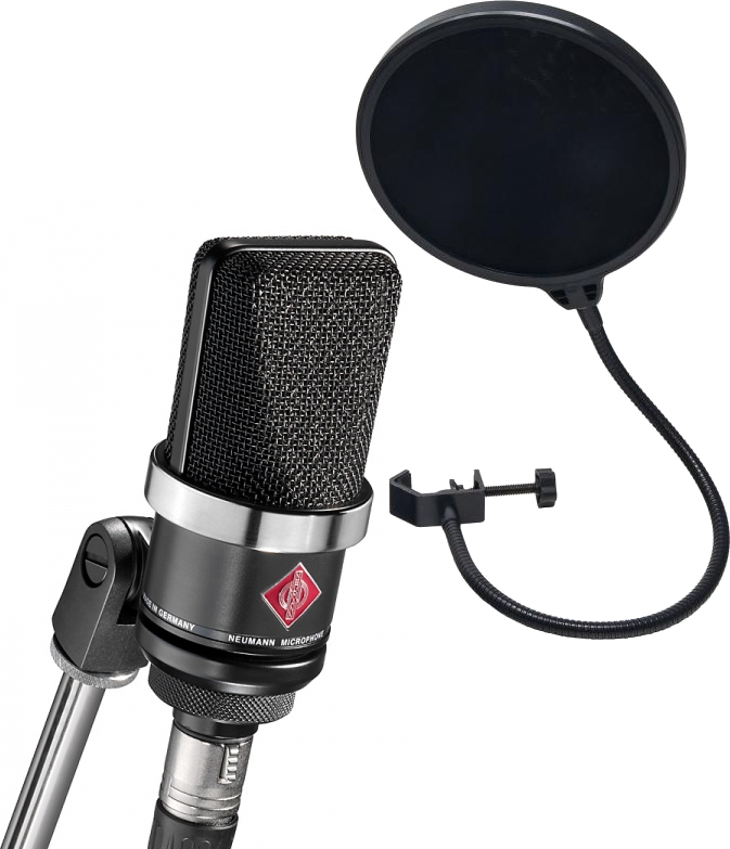 Neumann Tlm 102 Bk  + Filtre Anti Pop Offert - Microphone pack with stand - Main picture