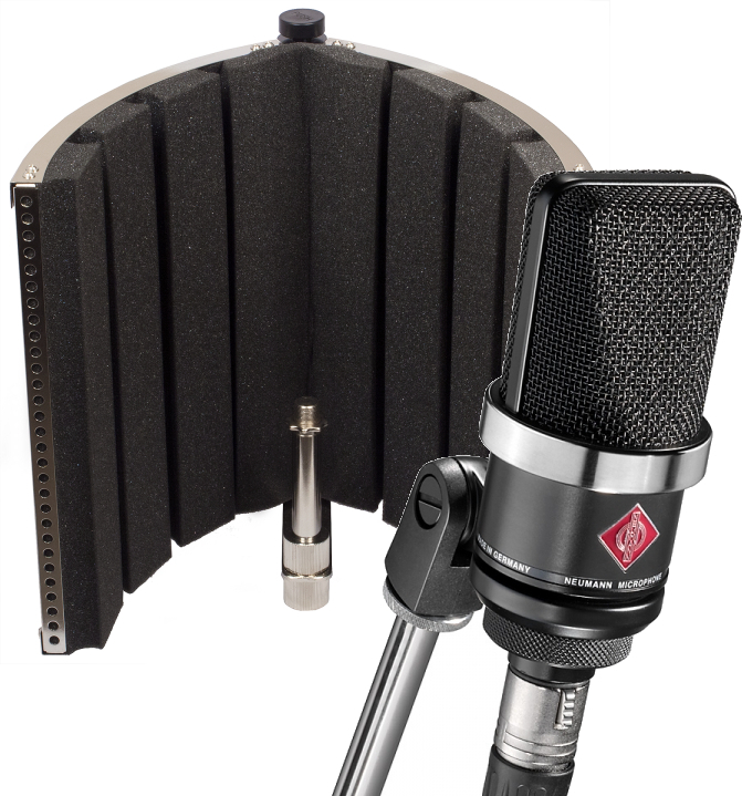 Neumann Tlm 102 Bk  + X-screen - Microphone pack with stand - Main picture