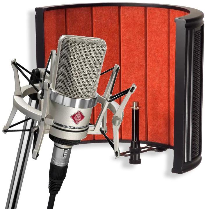 Microphone pack with stand Neumann TLM 102 Studio Set + X-TONE X-Screen Pro